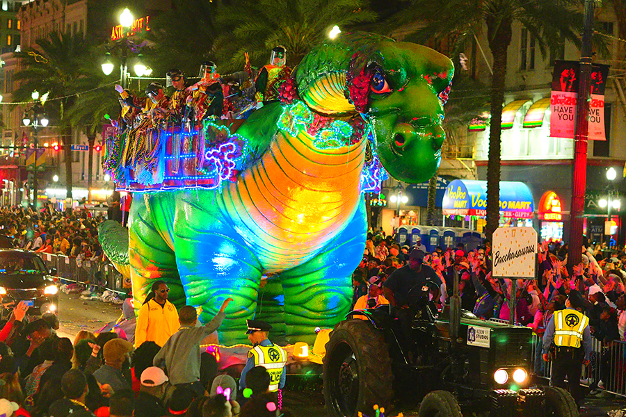 building a mardi gras float