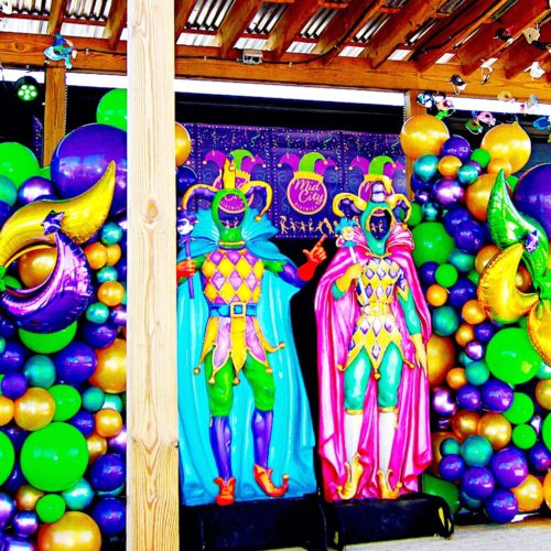 Photo Op Ideas at Mardi Gras Festival