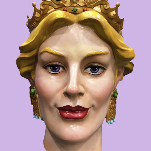 Mardi Gras Queen Head Rental Prop