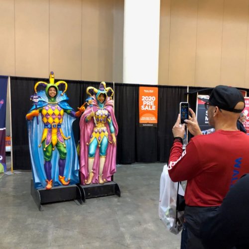 Jester Photo Op at Running Expo